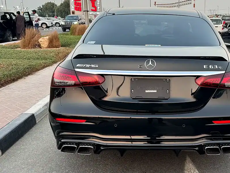 2021 Mercedes-Benz E-Class AMG E 63 S 8 Cylinder Engine Black Sedan