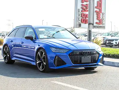2021 Audi S6/RS6 4.0 TFSI Quattro 8 Cylinders Engine Blue Black Sedan