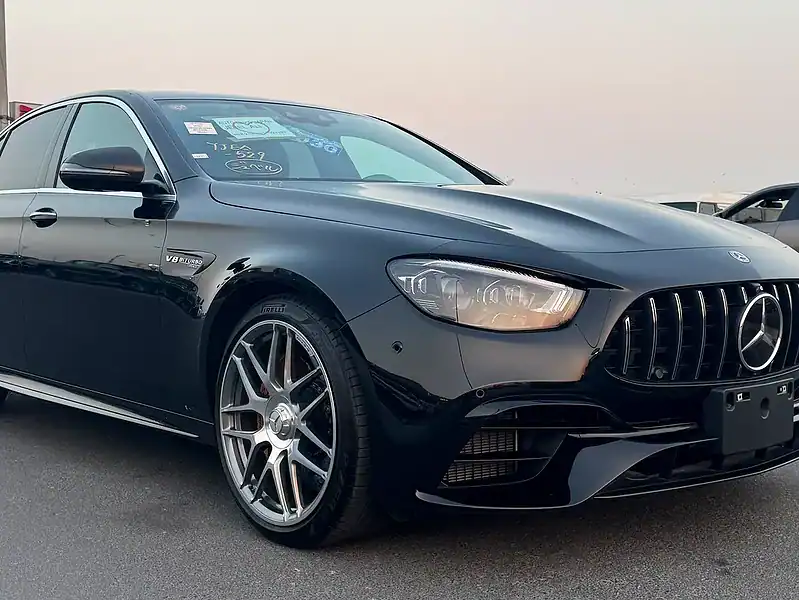 2021 Mercedes-Benz E-Class AMG E 63 S 8 Cylinder Engine Black Sedan