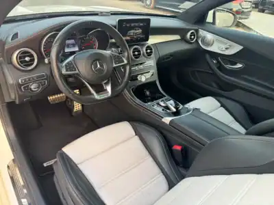 2017 Mercedes-Benz C-Class C63 AMG 8 Cylinders Engine White Black Coupe