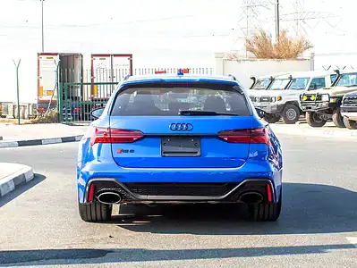 2021 Audi S6/RS6 4.0 TFSI Quattro 8 Cylinders Engine Blue Black Sedan