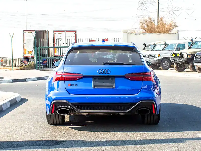 2021 Audi S6/RS6 4.0 TFSI Quattro 8 Cylinders Engine Blue Black Sedan