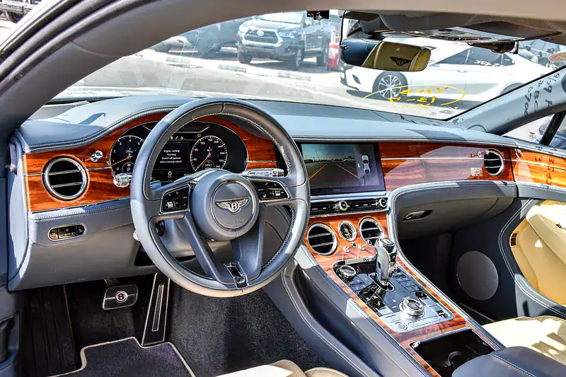 2019 Bentley Continental GT 12 Cylinder Engine Grey Beige Sedan