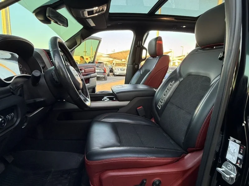 2019 RAM 1500 Rebel Crew Cab 5.7L 8 Cylinders Engine Petrol Black Red