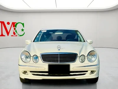 2003 Mercedes-Benz E-Class E 240 6 Cylinders Engine White Black Sedan