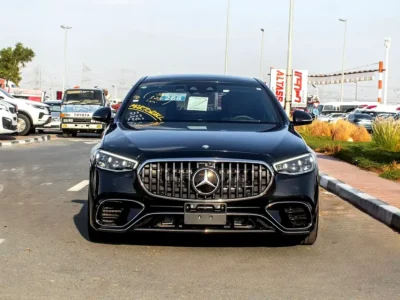 2023 Mercedes-Benz S-Class S 63 AMG 8 Cylinders Engine Grey Black Sedan