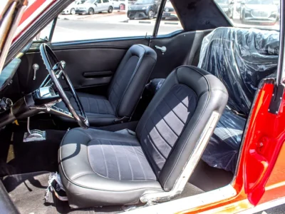 1965 Ford Mustang GT 8 Cylinder Engine Petrol Red Black Coupe