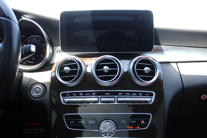 2019 Mercedes-Benz C-Class C300 Luxury 4 Cylinders Engine Blue Tan Sedan