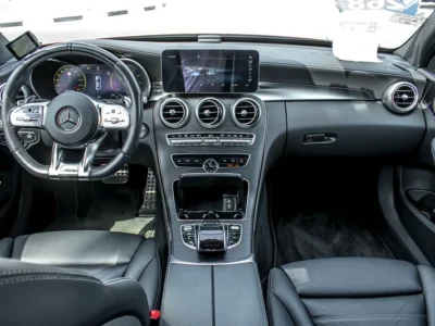 2021 Mercedes-Benz C-Class C43 AMG 6 Cylinder Engine Red Black Sedan