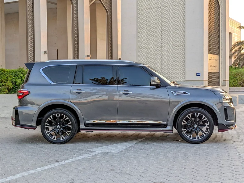 2014 Nissan Patrol SE FACELIFTED 2024 NISMO 8 Cylinder Engine Grey Beige SUV