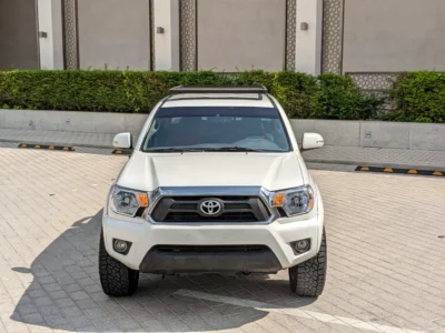 2015 Toyota Tacoma TRD 6 Cylinders Engine White Black 4X4 4DOORS