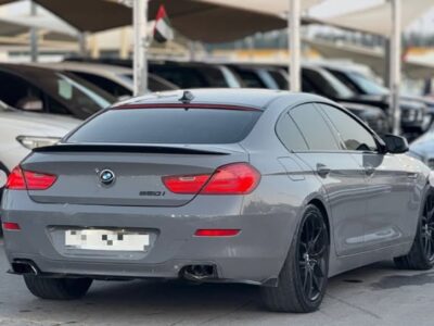 2013 BMW 650i Gran Coupe 4.4L V8 Engine Gulf Spec Full Option Grey Tan