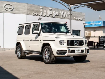 2020 Mercedes-Benz G-Class G 63 AMG 8 Cylinders Engine White Red SUV