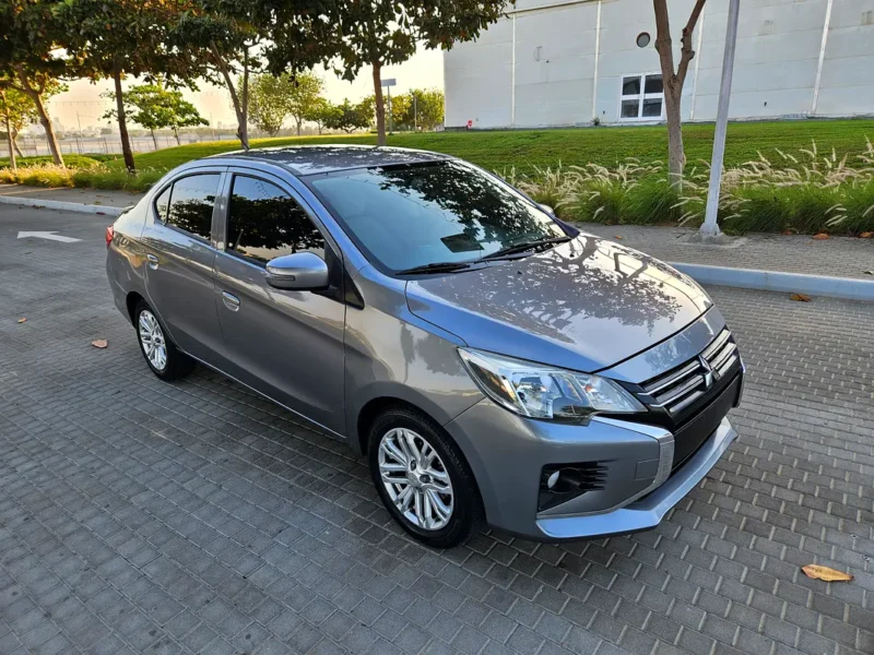 2022 Mitsubishi Attrage GLX Medium Line 3 Cylinder Engine Grey White Sedan