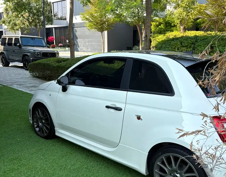 2023 Abarth 695 Turismo 4 Cylinder Petrol Engine White Black Hatchback GCC