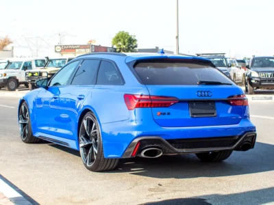 2021 Audi S6/RS6 4.0 TFSI Quattro 8 Cylinders Engine Blue Black Sedan
