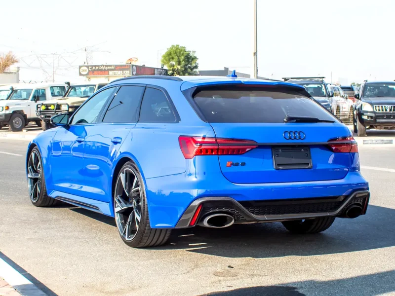 2021 Audi S6/RS6 4.0 TFSI Quattro 8 Cylinders Engine Blue Black Sedan