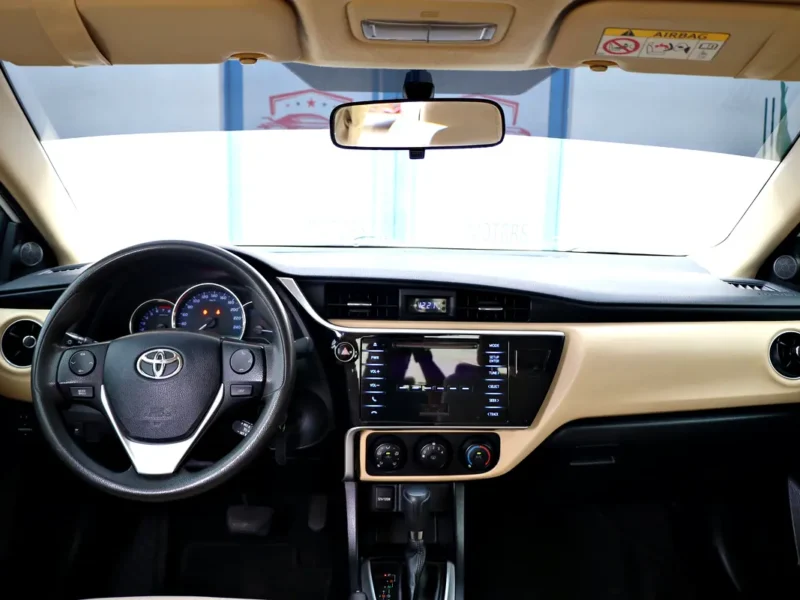 2018 Toyota Corolla XLI 4 Cylinders Engine Petrol White Beige Sedan