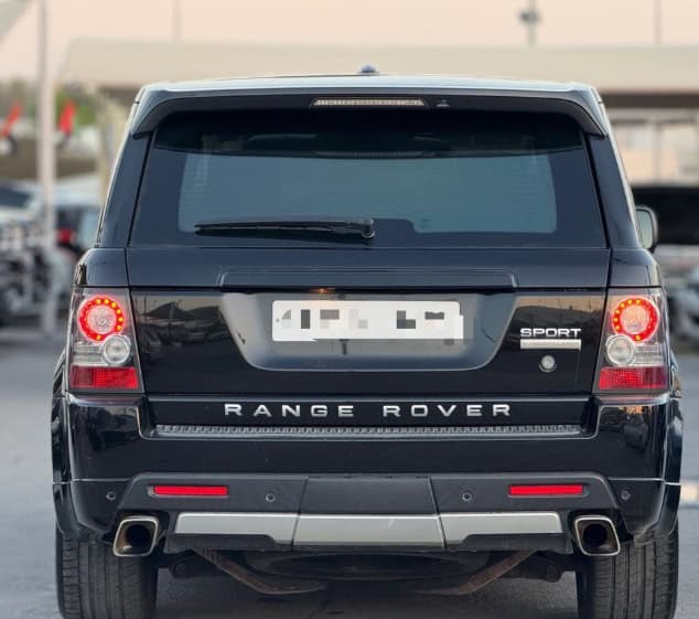 2010 Land Rover Range Rover Sport 8-Cylinder Supercharged Engine Black Orange