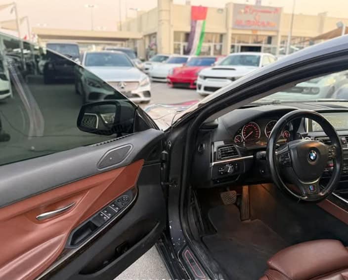 2013 BMW 650i Gran Coupe 4.4L V8 Engine Gulf Spec Full Option Grey Tan