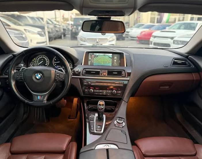 2013 BMW 650i Gran Coupe 4.4L V8 Engine Gulf Spec Full Option Grey Tan