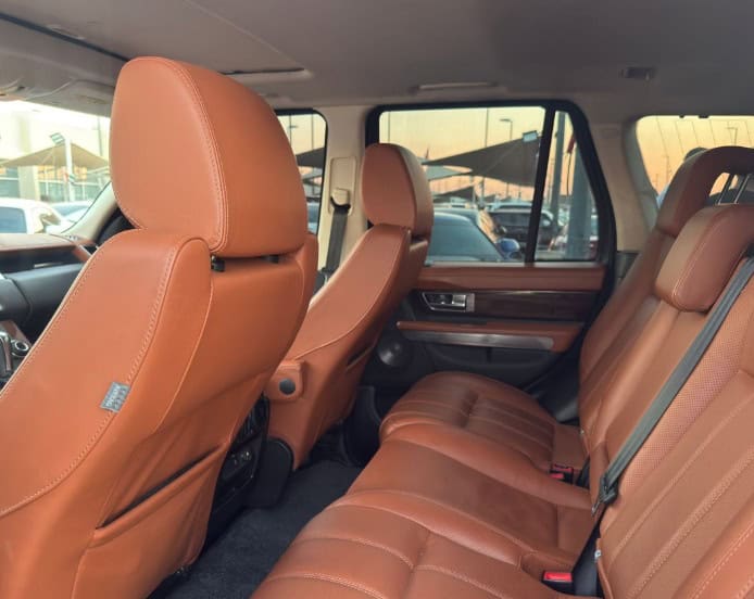 2010 Land Rover Range Rover Sport 8-Cylinder Supercharged Engine Black Orange