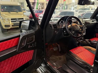 2013 Mercedes-Benz G63 AMG 5.5L V8 AMG Full Carbon Fiber Black Red