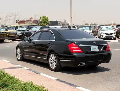 2012 Mercedes-Benz S-Class S 550 6 Cylinders Engine Petrol Black Sedan