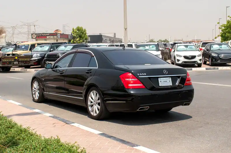 2012 Mercedes-Benz S-Class S 550 6 Cylinders Engine Petrol Black Sedan