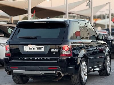 2010 Land Rover Range Rover Sport 8-Cylinder Supercharged Engine Black Orange