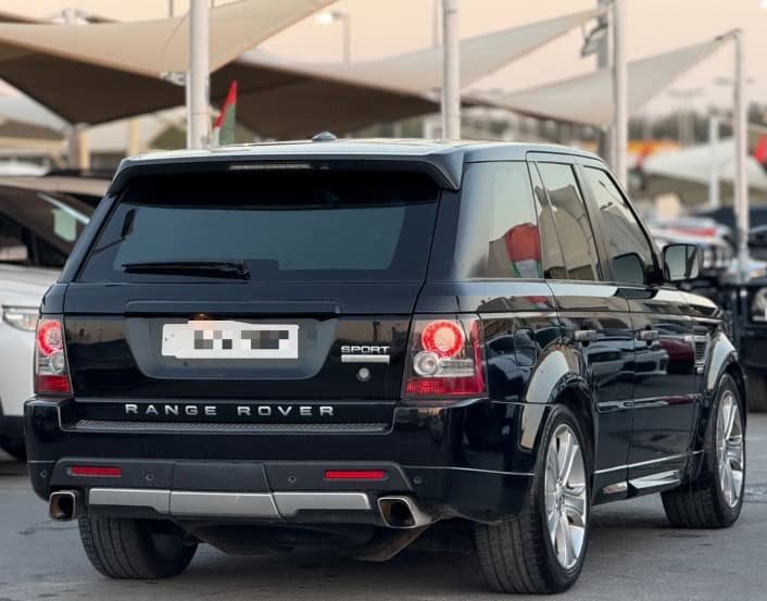 2010 Land Rover Range Rover Sport 8-Cylinder Supercharged Engine Black Orange