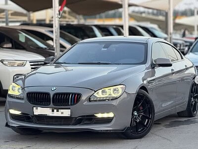 2013 BMW 650i Gran Coupe 4.4L V8 Engine Gulf Spec Full Option Grey Tan