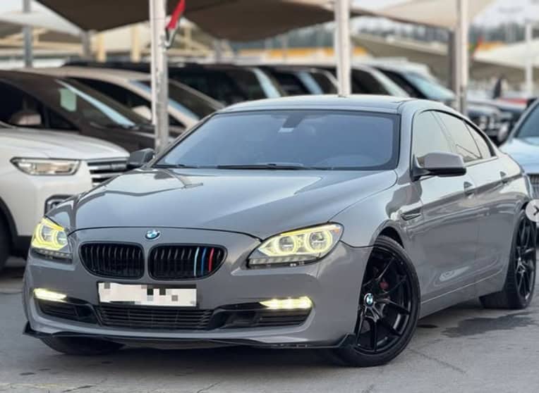 2013 BMW 650i Gran Coupe 4.4L V8 Engine Gulf Spec Full Option Grey Tan