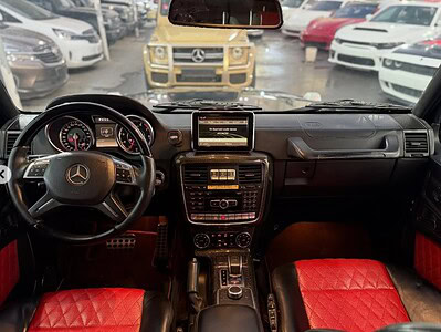 2013 Mercedes-Benz G63 AMG 5.5L V8 AMG Full Carbon Fiber Black Red