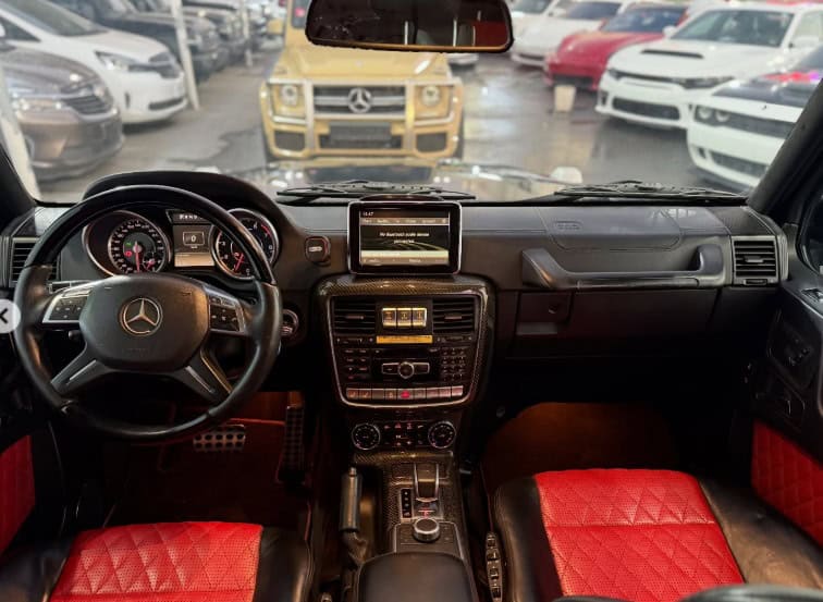 2013 Mercedes-Benz G63 AMG 5.5L V8 AMG Full Carbon Fiber Black Red