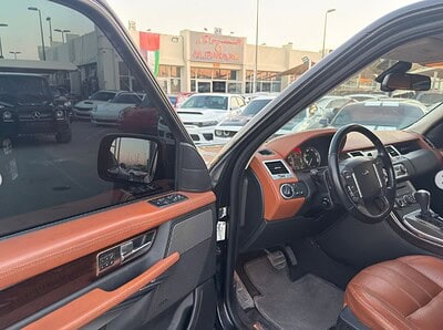 2010 Land Rover Range Rover Sport 8-Cylinder Supercharged Engine Black Orange