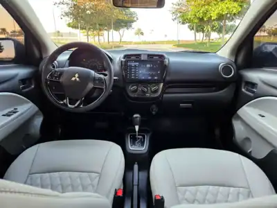 2022 Mitsubishi Attrage GLX Medium Line 3 Cylinder Engine Grey White Sedan