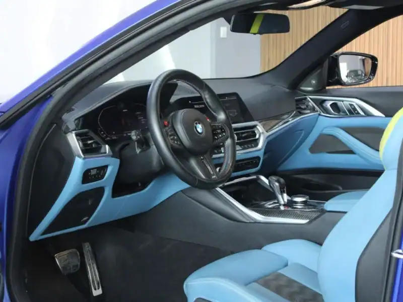 2022 BMW M4 Competition 3.0-liter twin-turbocharged V6 Competition Blue