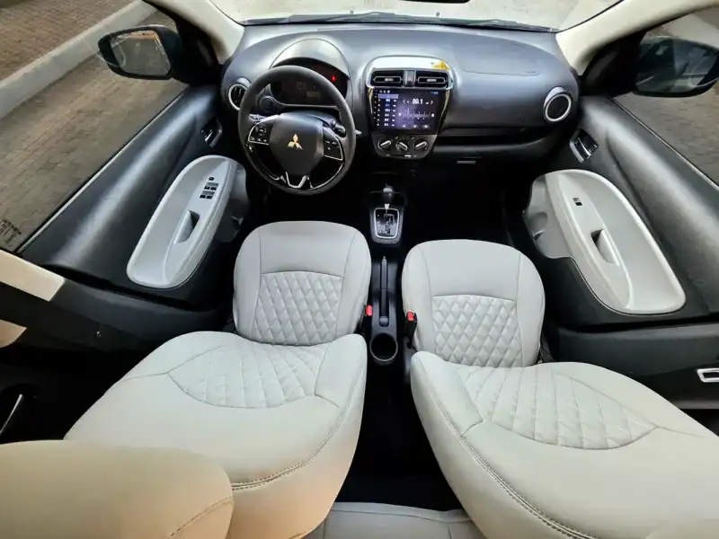 2022 Mitsubishi Attrage GLX Medium Line 3 Cylinder Engine Grey White Sedan