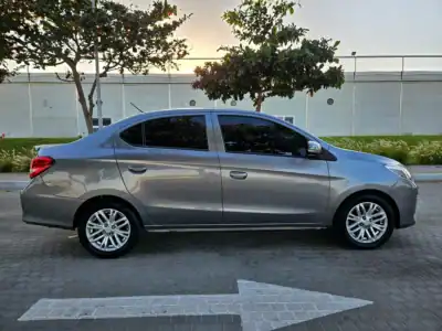 2022 Mitsubishi Attrage GLX Medium Line 3 Cylinder Engine Grey White Sedan