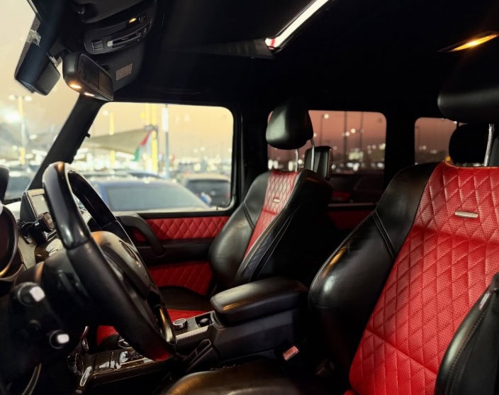 2013 Mercedes-Benz G63 AMG 5.5L V8 AMG Full Carbon Fiber Black Red