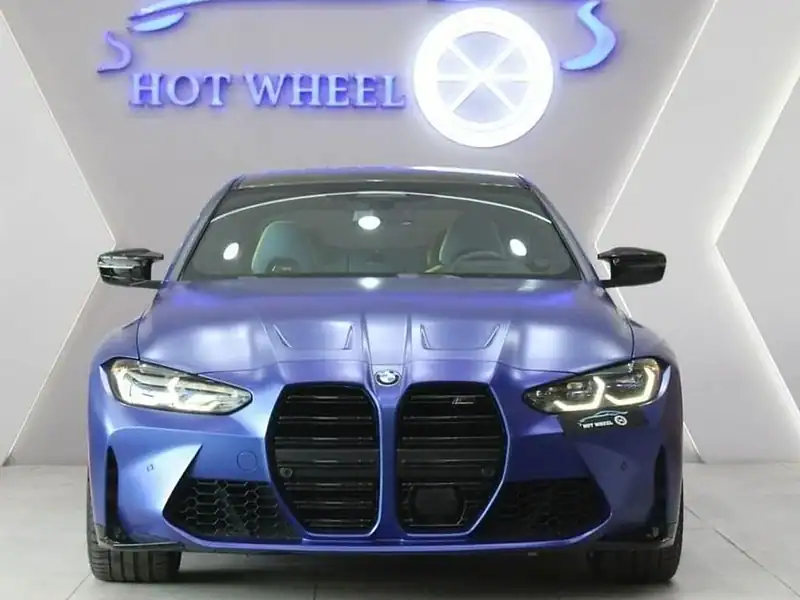 2022 BMW M4 Competition 3.0-liter twin-turbocharged V6 Competition Blue