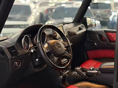 2013 Mercedes-Benz G63 AMG 5.5L V8 AMG Full Carbon Fiber Black Red