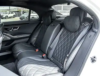 2022 Mercedes-Benz S-Class S 500l 6 Cylinder Engine Petrol White Black Sedan