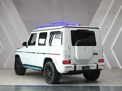 2025 Mercedes-Benz EQG 580 G580 Electric AWD 8 Cylinders Engine White Red