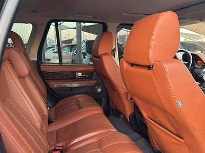 2010 Land Rover Range Rover Sport 8-Cylinder Supercharged Engine Black Orange