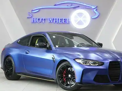 2022 BMW M4 Competition 3.0-liter twin-turbocharged V6 Competition Blue