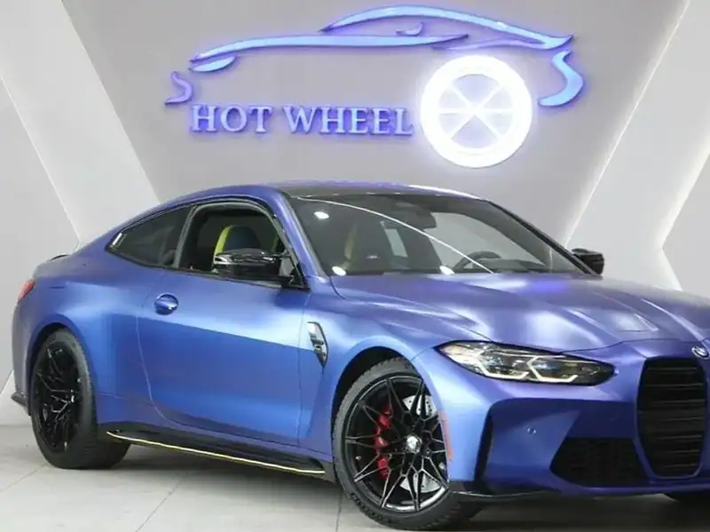 2022 BMW M4 Competition 3.0-liter twin-turbocharged V6 Competition Blue