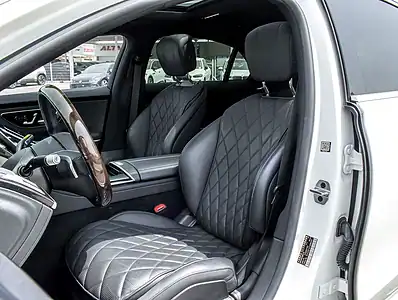 2022 Mercedes-Benz S-Class S 500l 6 Cylinder Engine Petrol White Black Sedan