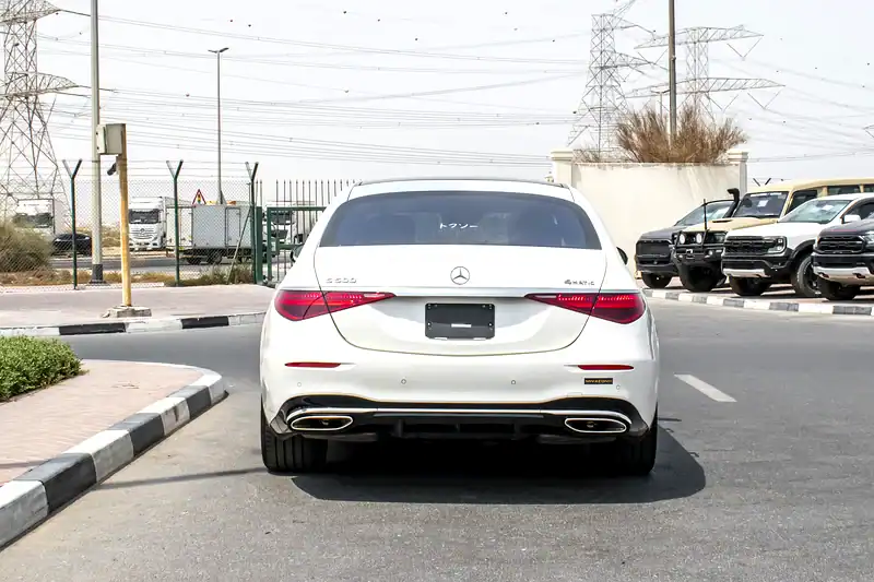 2022 Mercedes-Benz S-Class S 500l 6 Cylinder Engine Petrol White Black Sedan